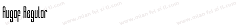 Avgaf Regular字体转换
